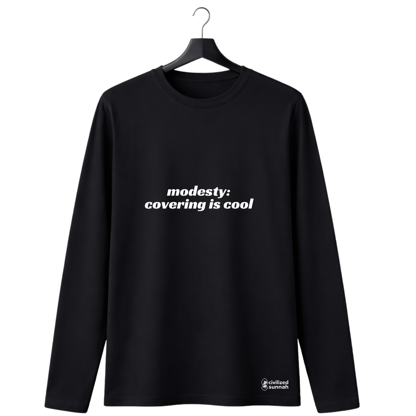 Civilized Sunnah™ by @Laylaelwafiofficial - modesty: covering is cool T-Shirt