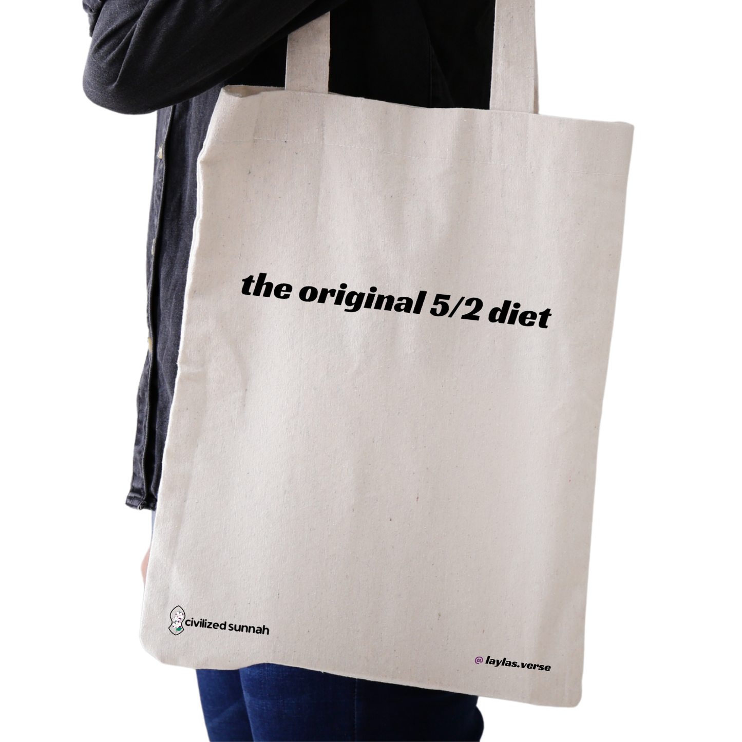 Civilized Sunnah™ by @Laylaelwafiofficial - The Original 5/2 Diet Tote Bag