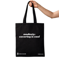 Civilized Sunnah™ by @Laylaelwafiofficial - modesty: covering is cool Tote Bag