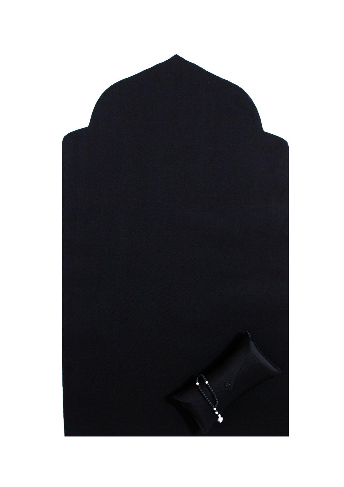 Pocket Prayer Mat, Black - Istiqaamah