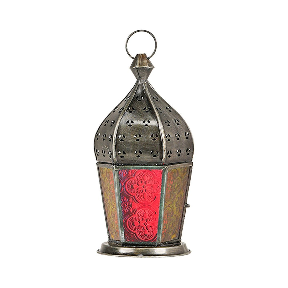 
                      
                        Arabian Antique Lantern - Red & Yellow Color Glass
                      
                    