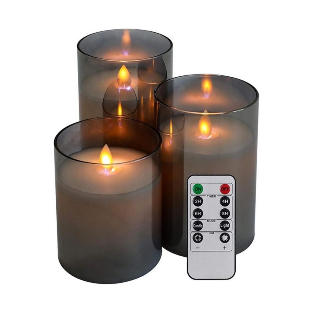 Battery Operated Candle Set of 3