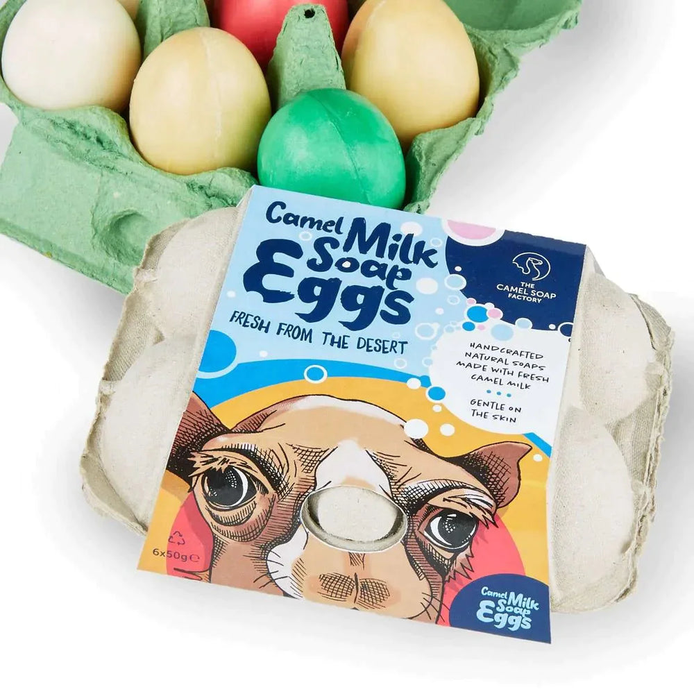 Camel Milk Kids Soap - Eggs Shape in a box of 6