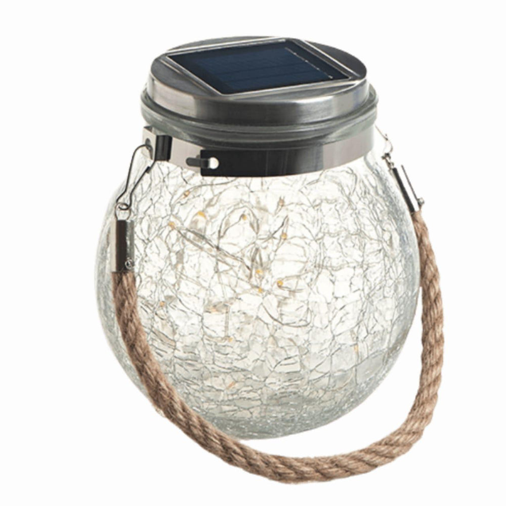 HilalFul Light Decoration - Hanging Fairy Lights Jar (Solar)