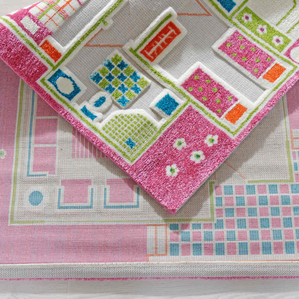 
                      
                        IVI 3D Playhouse Pink Design Carpet
                      
                    