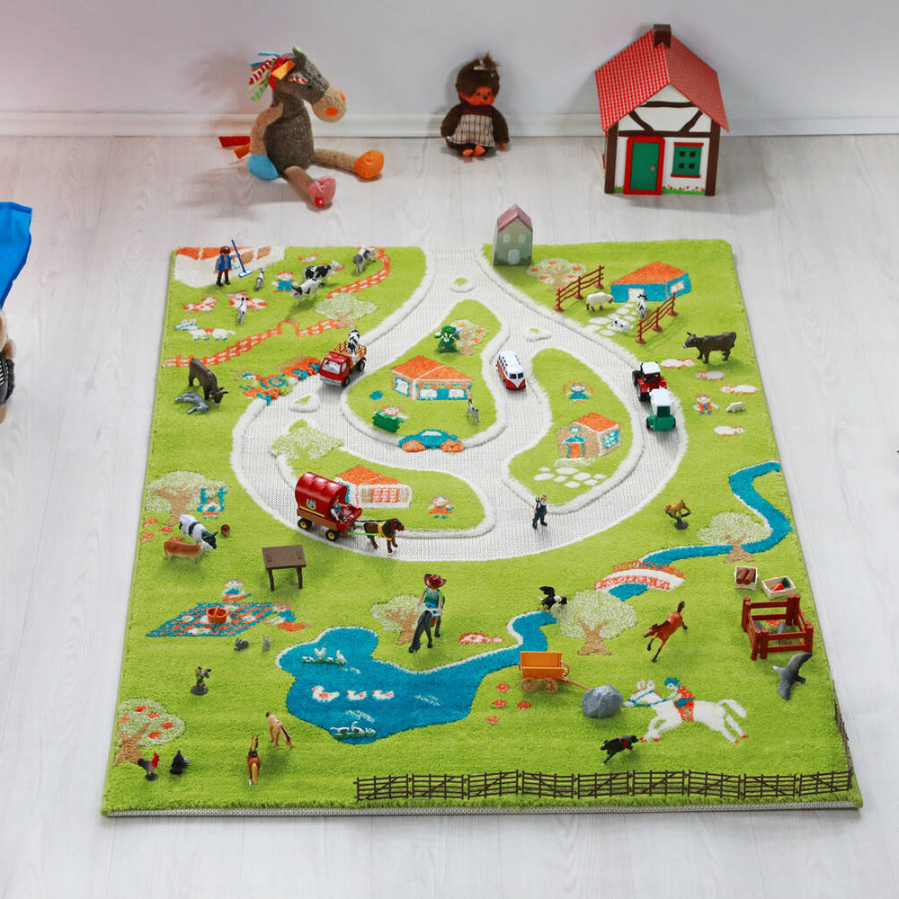 
                      
                        Tapis de jeu IVI 3D, motif ferme
                      
                    