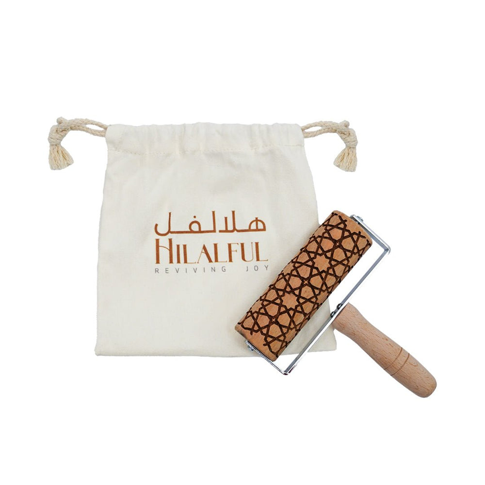 Islamic Pattern Pij Islamic Art Pattern Rolling Pin – HilalFul - UAE Store