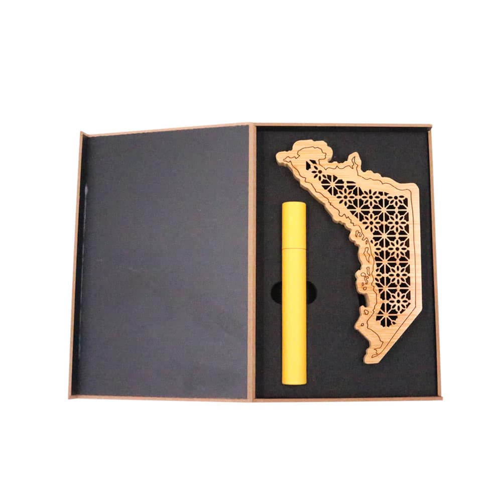 Luxury Oud Incense Burner UAE Map Design Hilalful