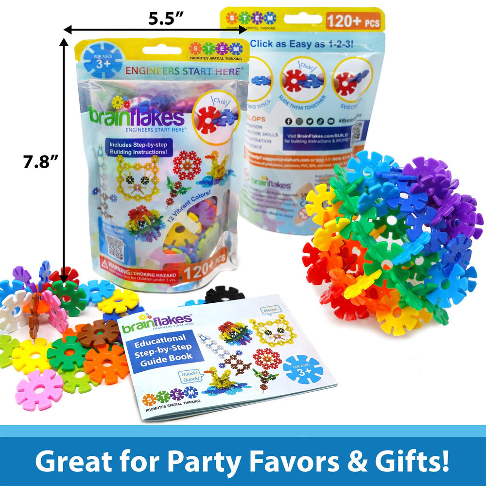 
                      
                        Brain Flakes 120 Pcs Starter Set Multicolor (12 colors) - Resealable Pouch
                      
                    