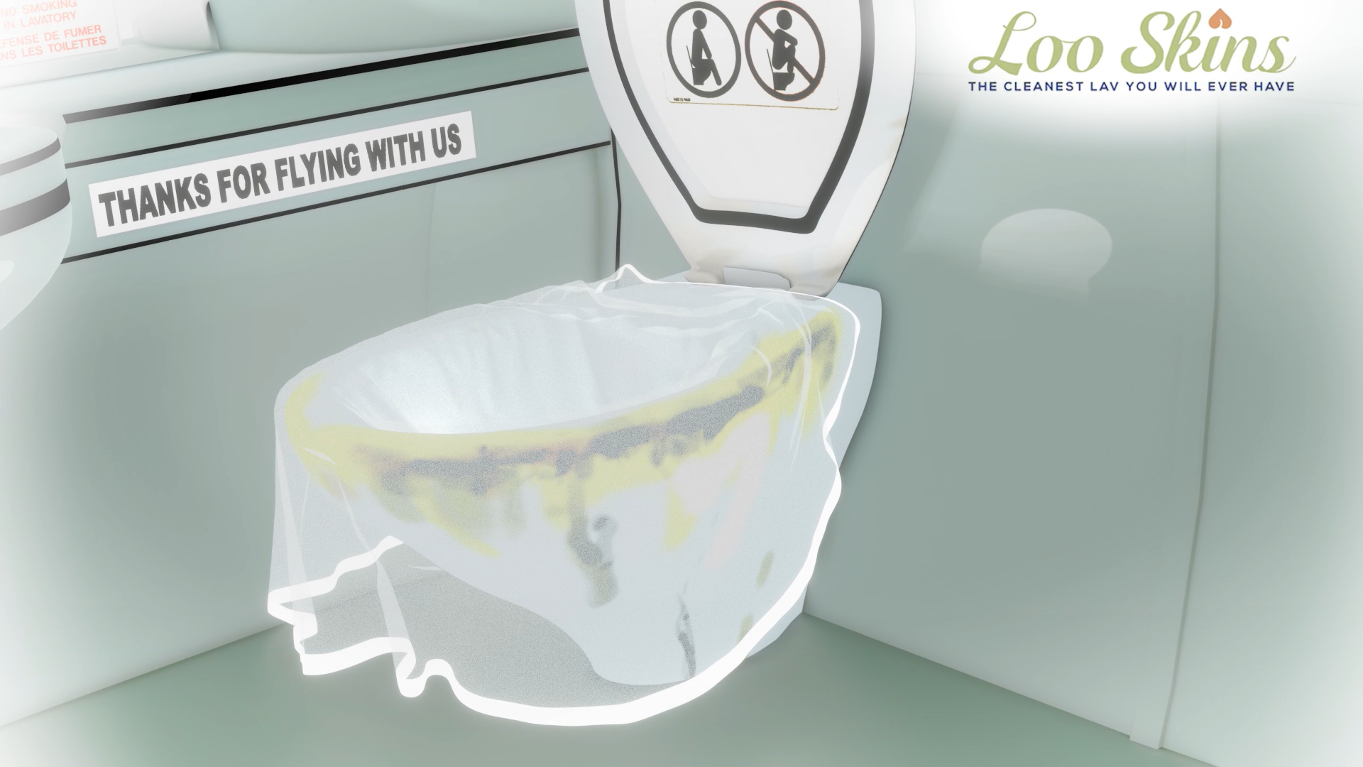 Loo Skins - Abattant de WC et housse de cuvette (lot de 5)