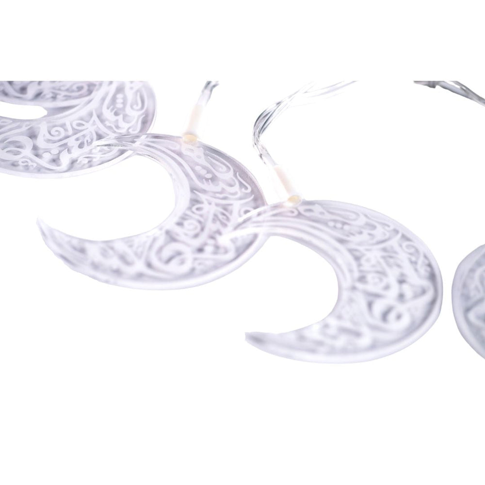 Crescent String Premium acrylic Ramadan Light string, crescent design – HilalFul - UAE ...