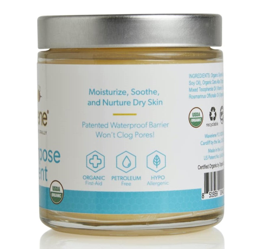 Waxelene Multi-Purpose Ointment, Organic, Travel Jar (3 OZ)