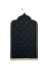 Velvet Foam prayer mat - Black Velvet