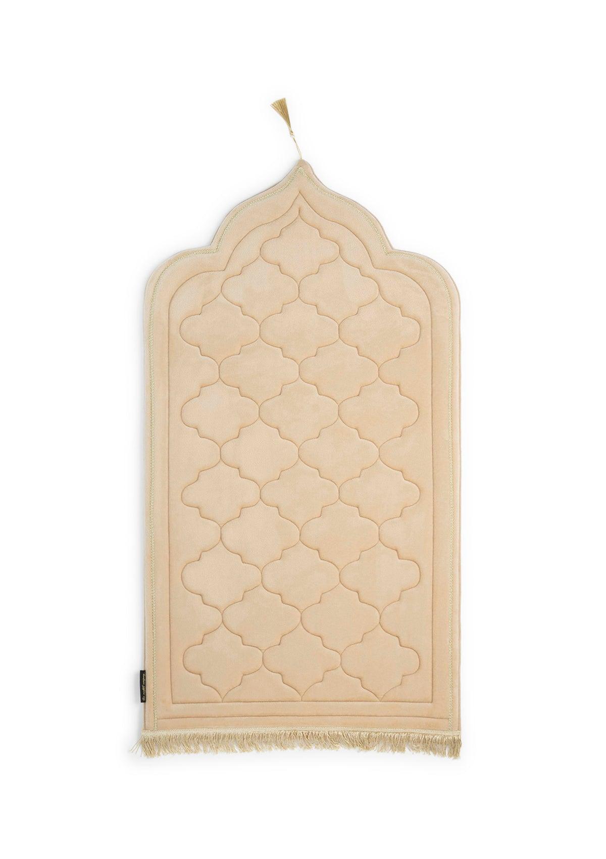 Velvet Foam Prayer Mat - Honey